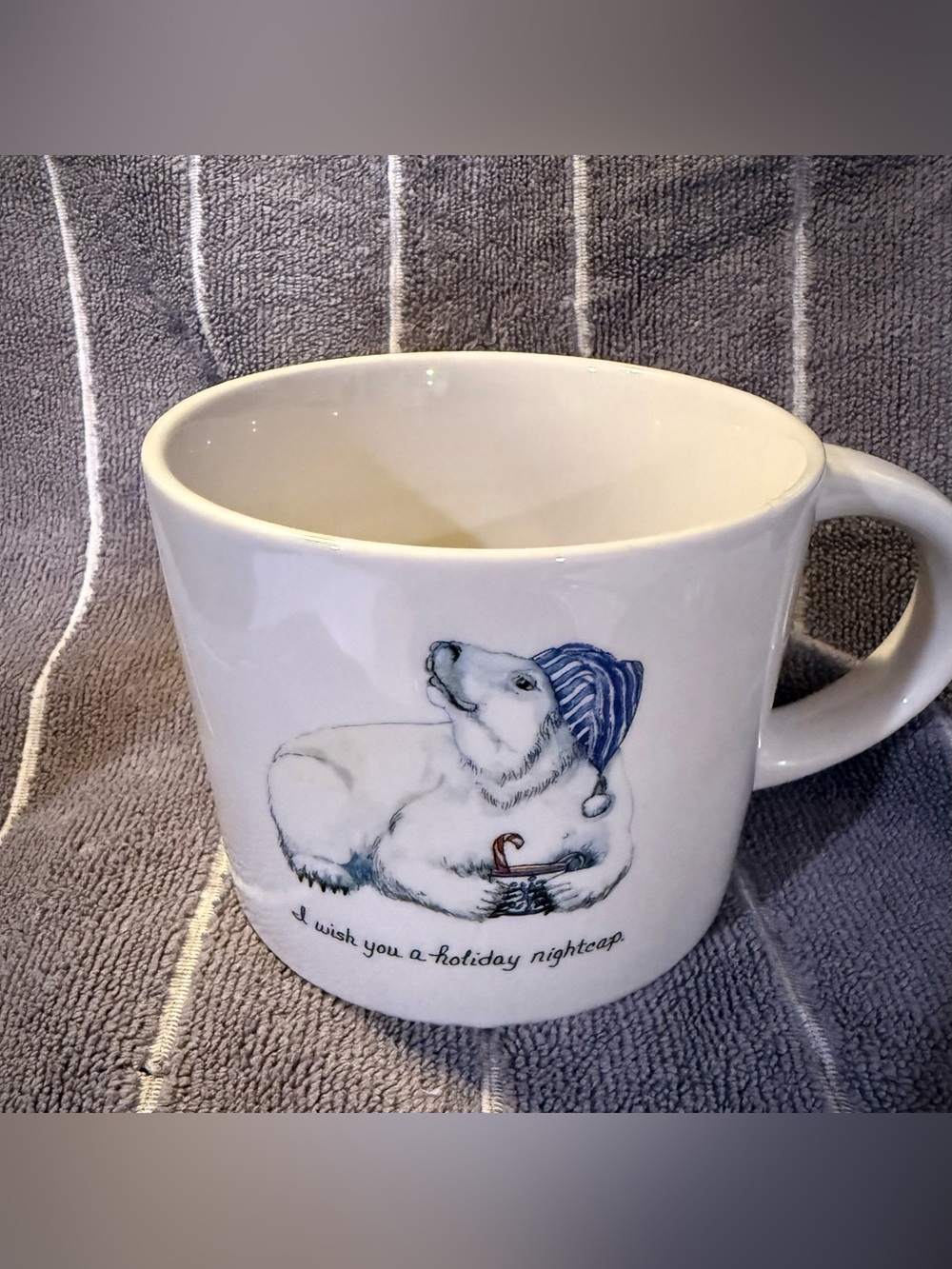 I wish you a holiday nightcap coffee mug